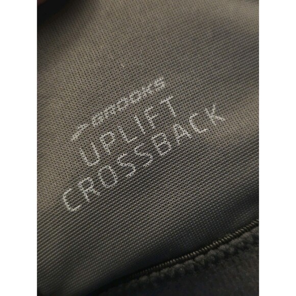 Brooks Uplift Crossback Sports Bra Gray Women Size Large Gym Run Athlete Sports - Picture 4 of 5